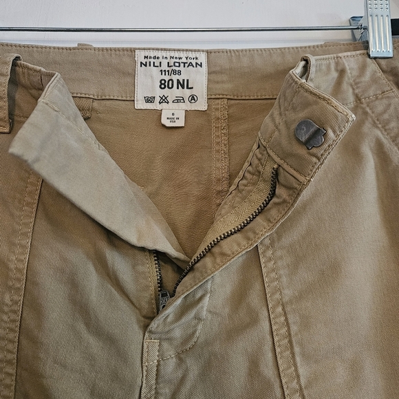 Nili Lotan Jenna Pant Womens Size 6 Khaki - Picture 5 of 11